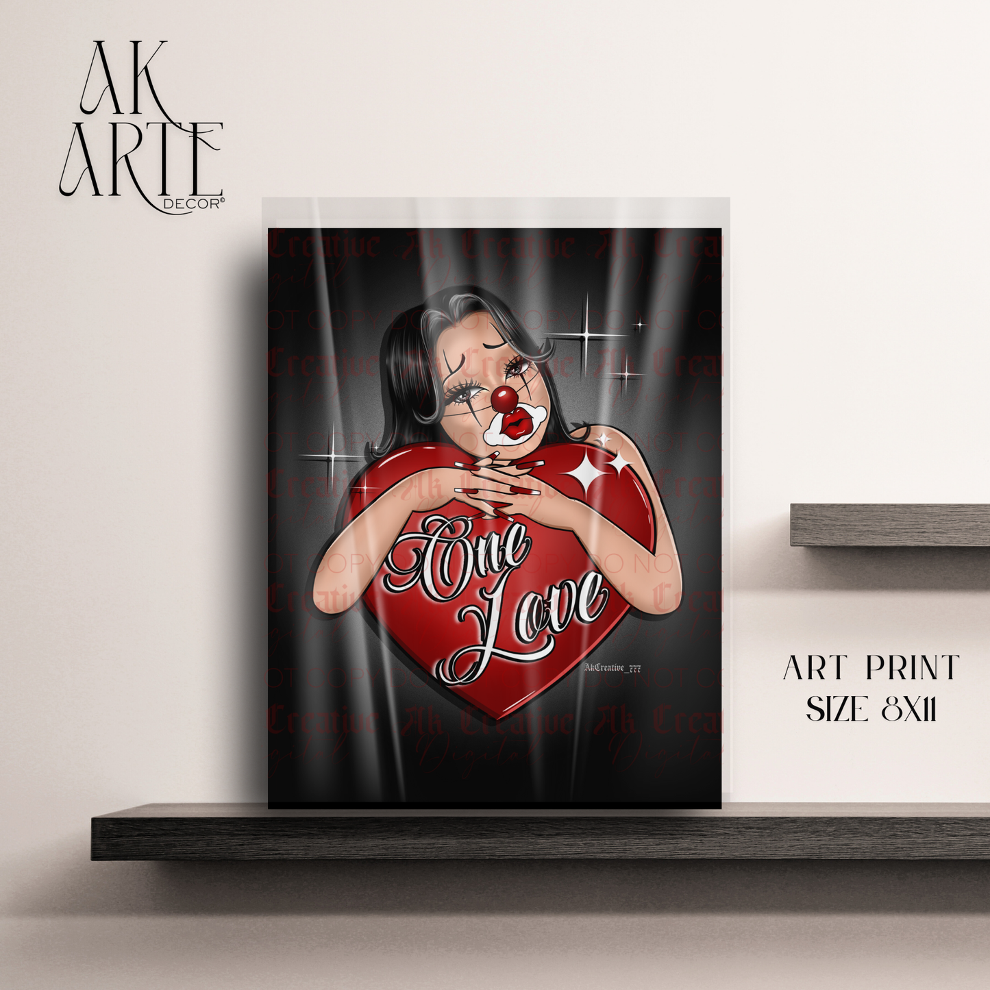 One Love Decor Print