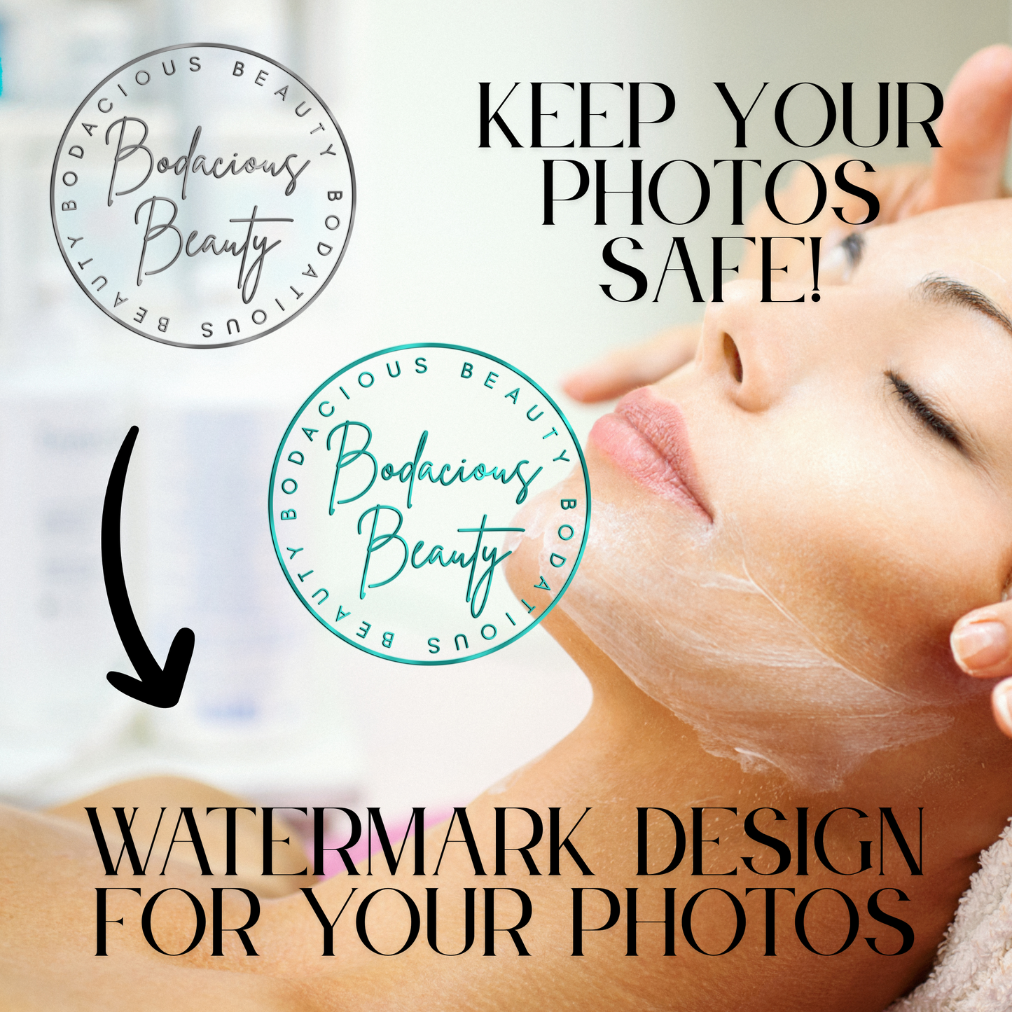 Business name watermark