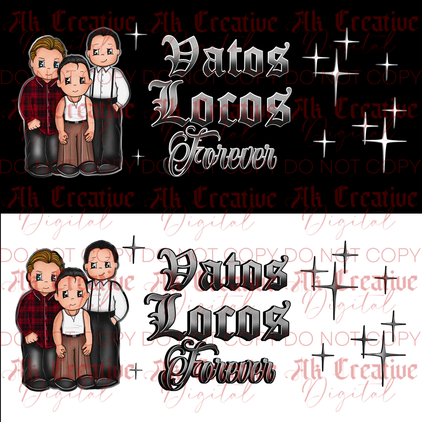 “Vatitos Locos ” BUNDLE PNG AND LIBBEY WRAP DESIGN (ONE BUYER ONLY)