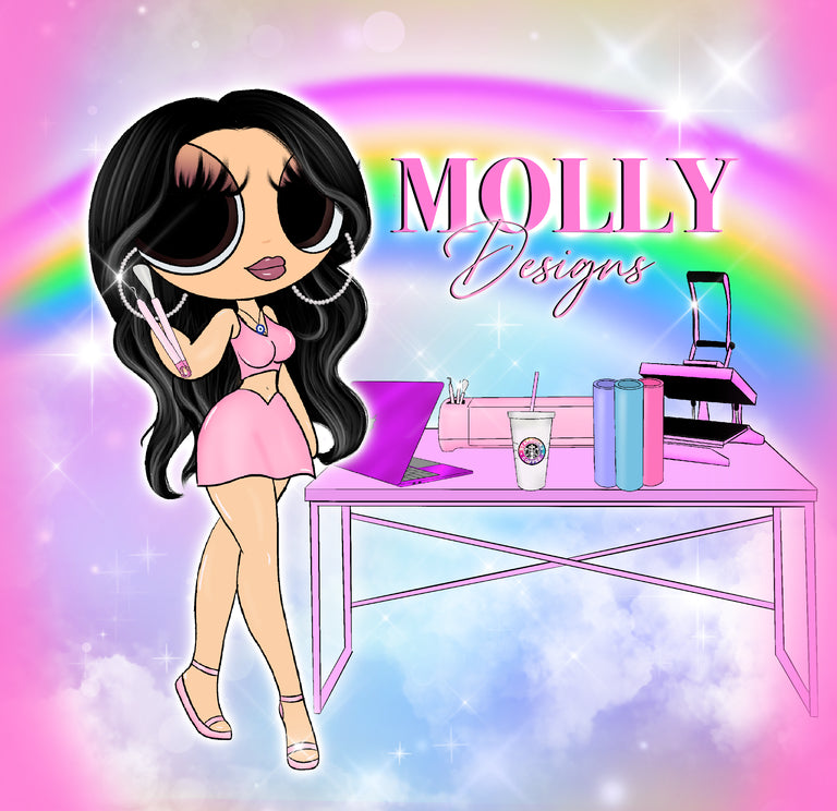 Custom- Power puff Girl doll Design