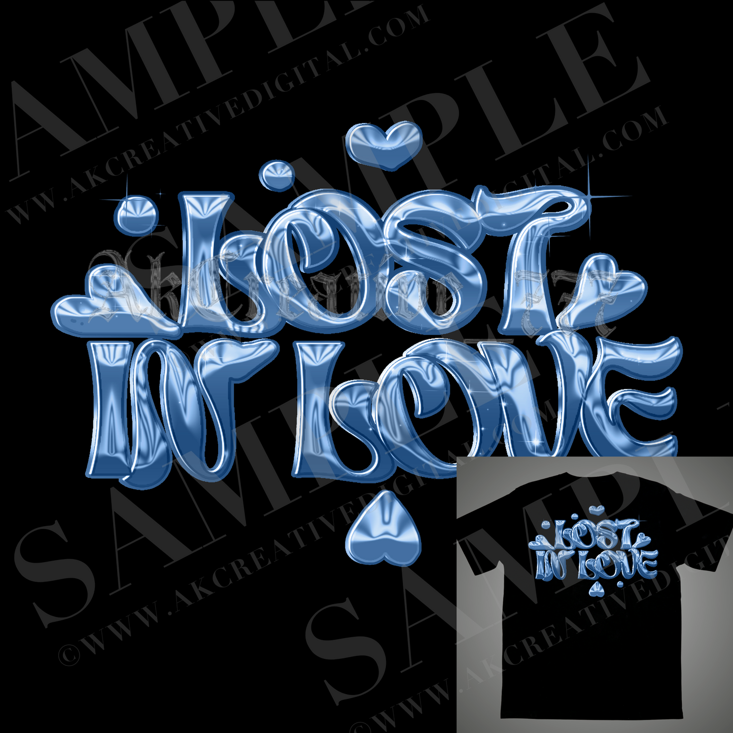 Lost In Love 3 colors PNG (ONE Buyer)
