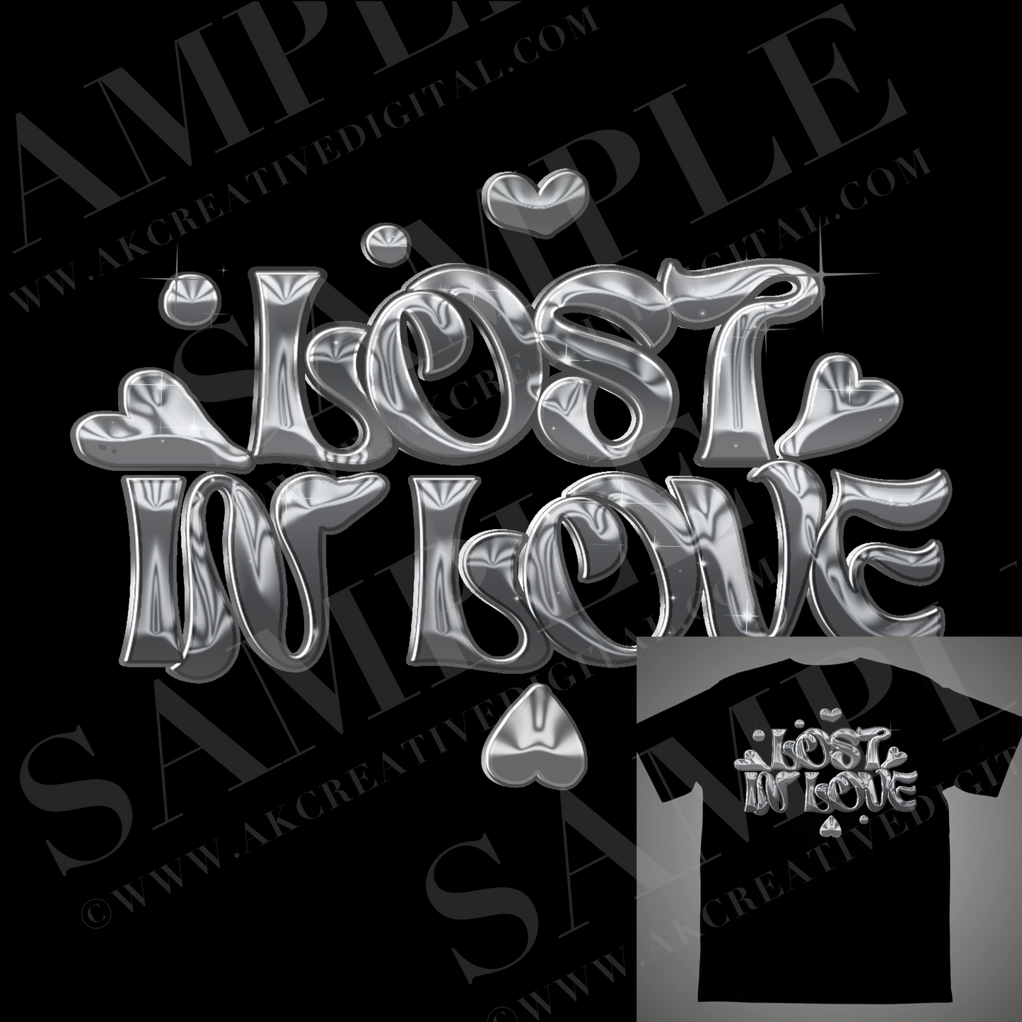 Lost In Love 3 colors PNG (ONE Buyer)