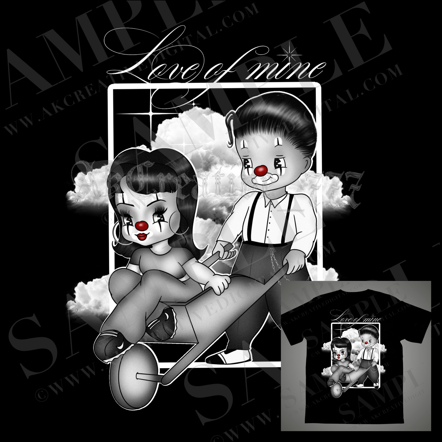 Love of mine PNG artwork (ONE BUYER ONLY)