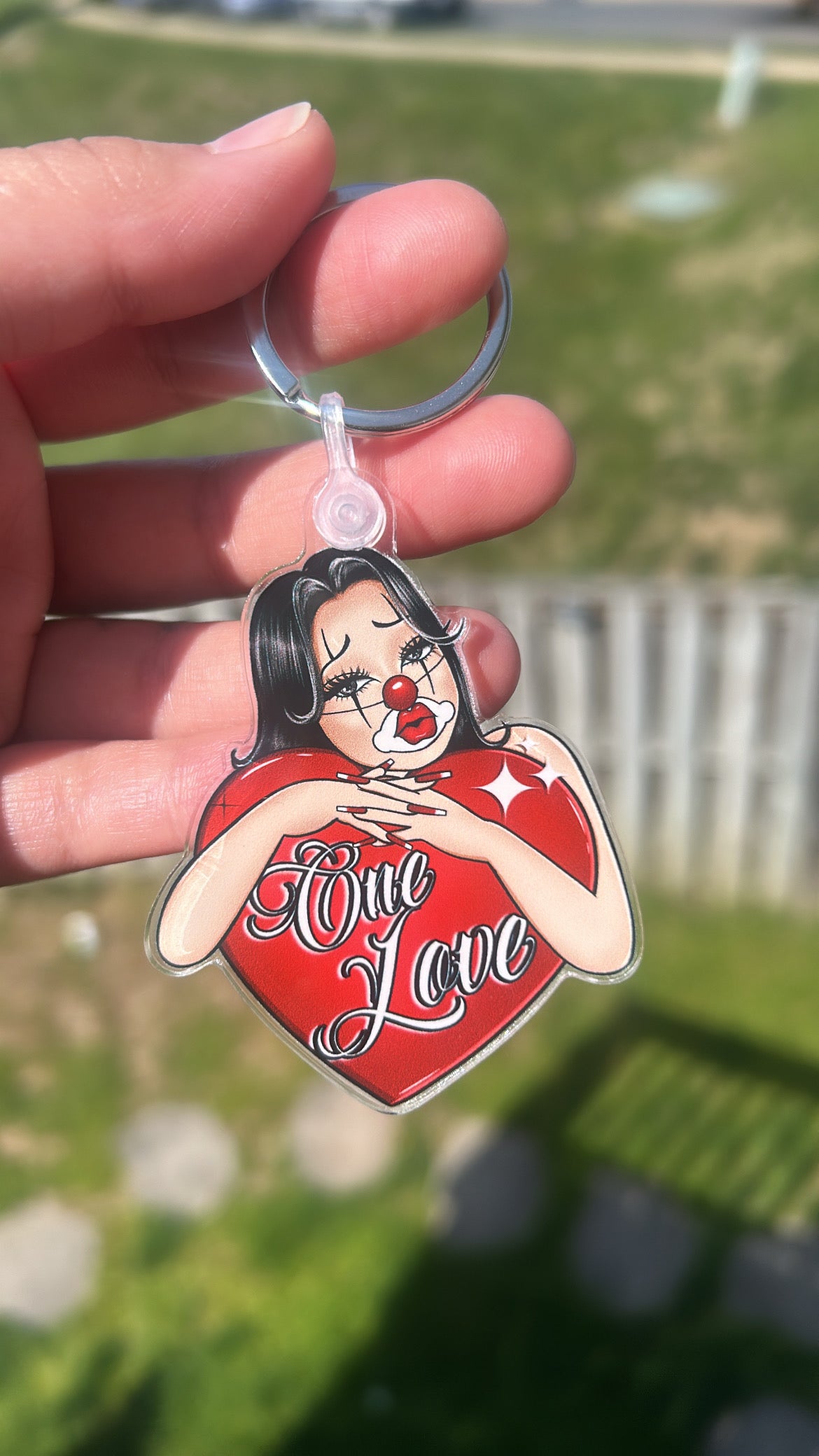 One Love Keychain