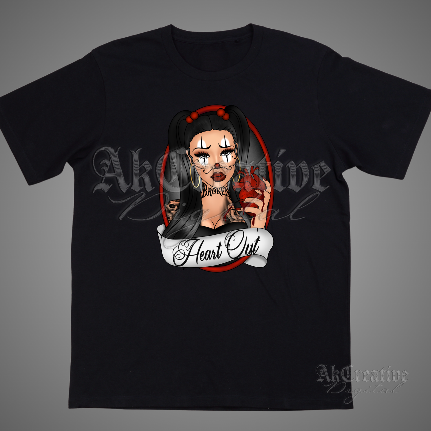 Heart Out T shirt (Black)