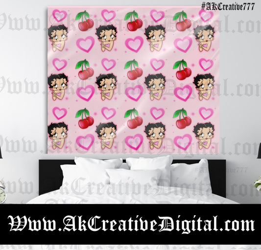 Betty Boop backdrop