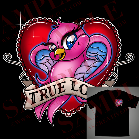 True Love tat Style PNG (One Buyer Only)