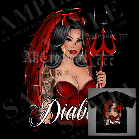 Diabla Art work  (ONE BUYER ONLY)