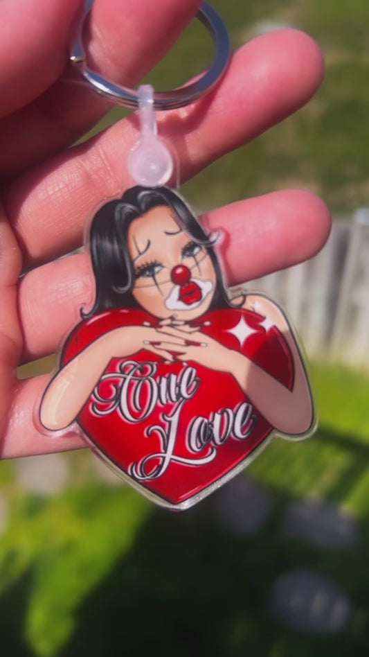 One Love Keychain